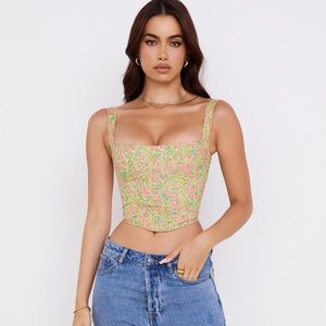 House of CB POPPY Vintage Floral Corset